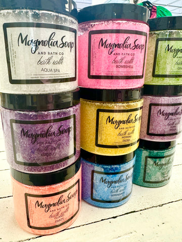 Magnolia Soap & Bath Co Bath Salts-9 Scents