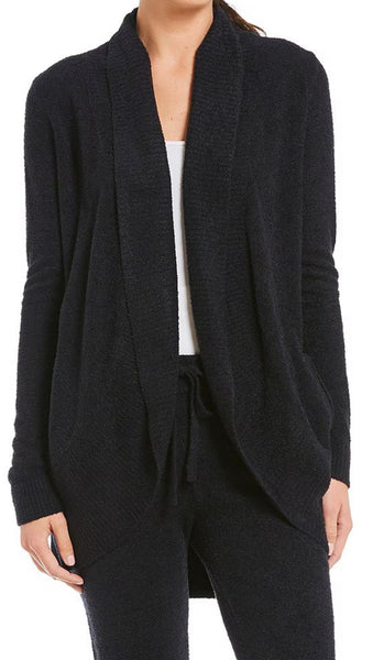 Barefoot Dreams CozyChic Cable Knit Shawl Collar Cardigan