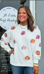 Sarah Pumpkin Sweatshirt