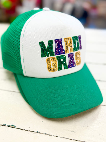 Mardi Gras Trucker Hat