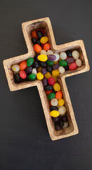 Wooden Cross Bowl