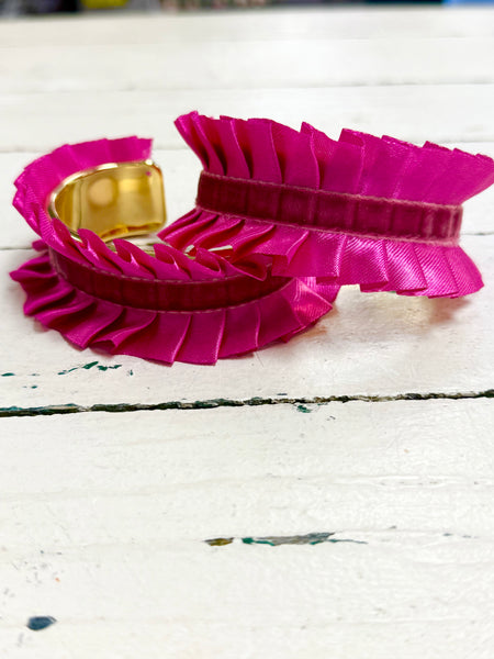 Ribbon Cuff Bracelet - 3 Styles