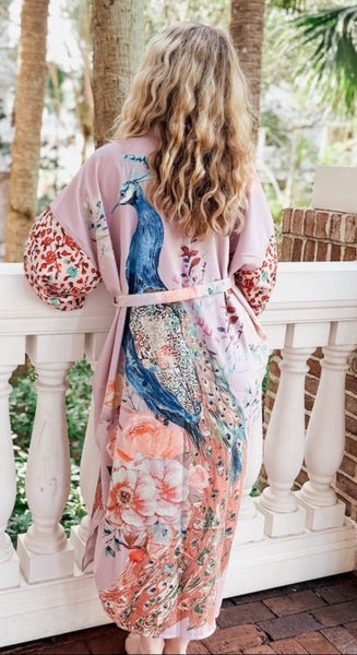 Peacock Summer Kimono-2 Colors