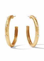 Julie Vos Noel Stone Hoops - Large