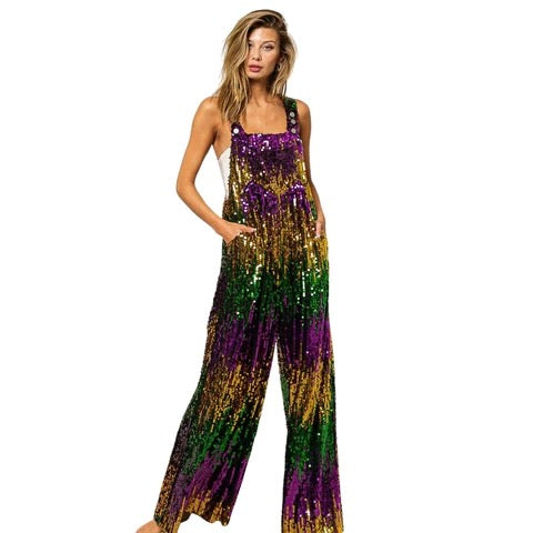 Mardi Gras Overalls