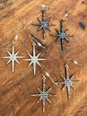 Starburst Star Earrings