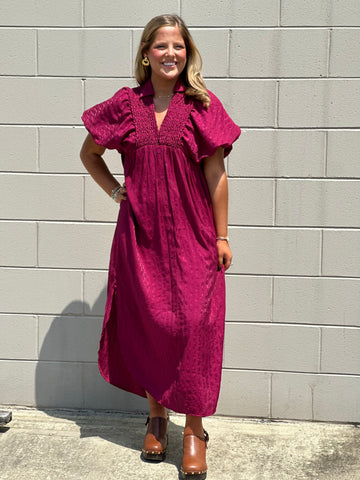 Wild Plum Dress