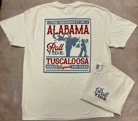 Alabama Retro Poster T-Shirt