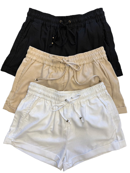 Baylee Linen Shorts - 3 Colors