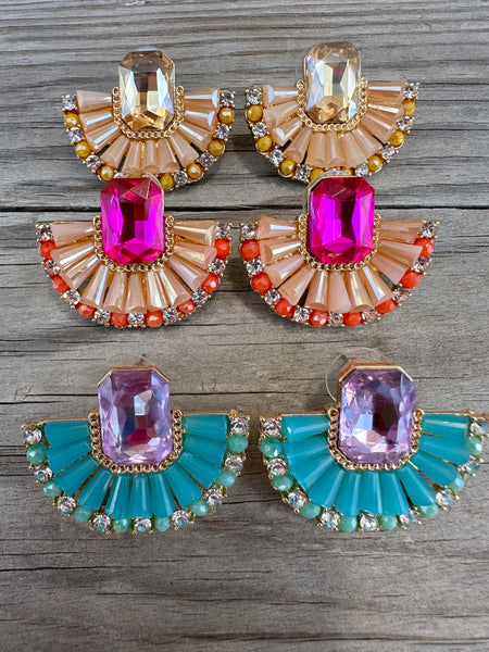 The Ritz Earrings-3 Colors