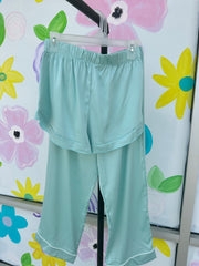 Amanda Blu Sea Glass Satin Pajama Seperates