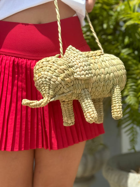 Elephant Basket Purse