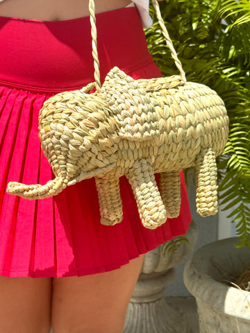 Elephant Basket Purse