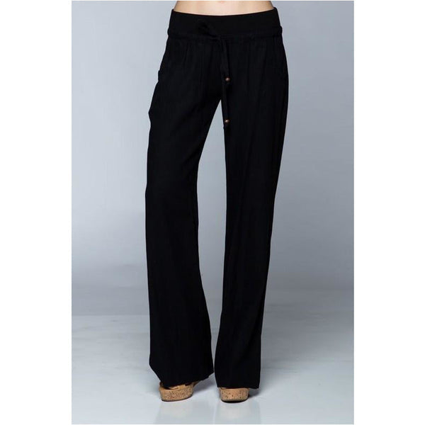 Daphne Linen Tie Waist Pants -Many Colors