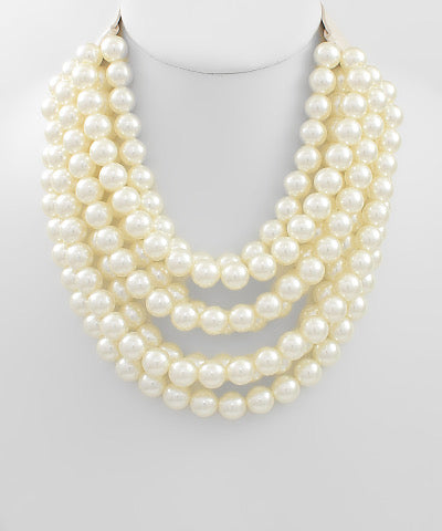 Pearl Collared Necklace