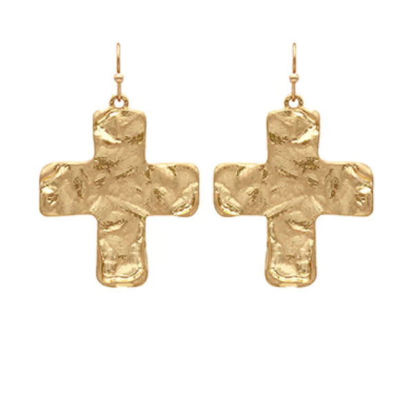 Casting Cross Earrings