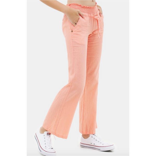 Daphne Linen Tie Waist Pants -Many Colors