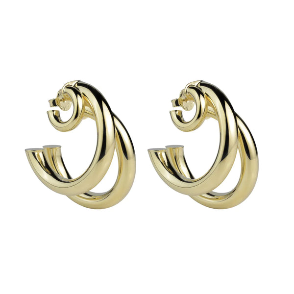 Sheila Fajl Hazel Hoops - Shiny Gold