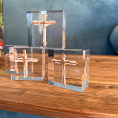 Cross Lucite - Originial Artwork