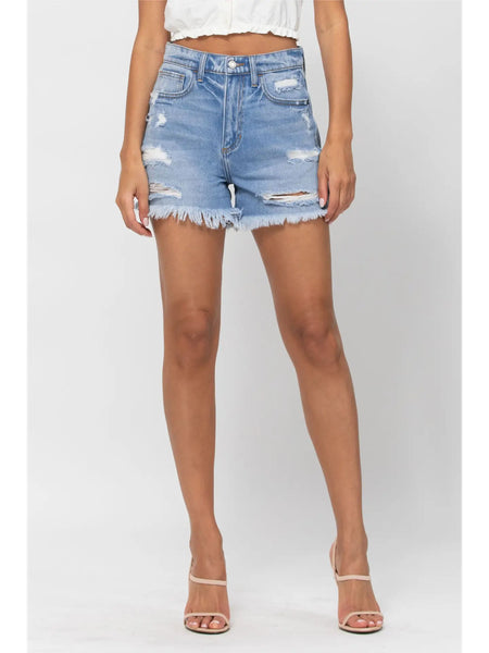 Carlos Denim Cut Off Shorts