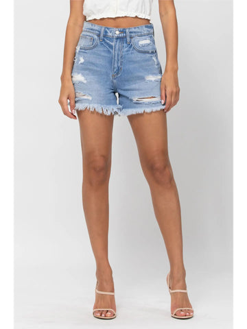 Carlos Denim Cut Off Shorts