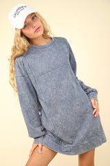 Minute By Minute Sweatshirt Dress - 3 Colors