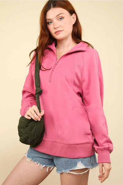 Wally Quarter Zip Sweatshirt - 3 Colors