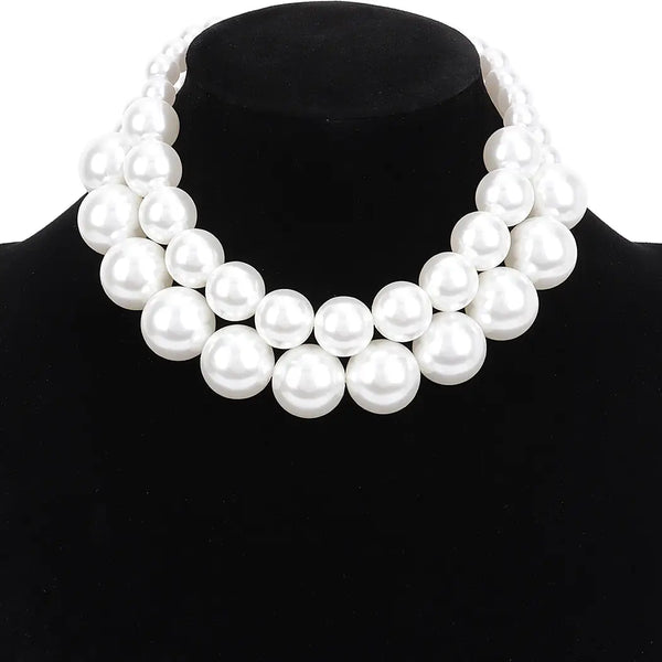 Diathia Pearl Choker Necklace