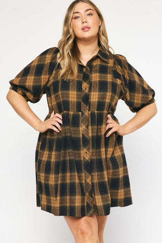 Connie Plaid Dress