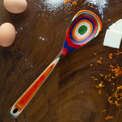 Colorful Wooden Kitchen Utensils