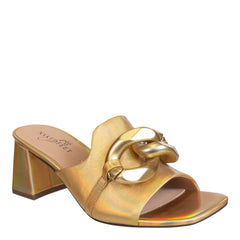 Naked Feet Coterie Heeled Sandal - Gold