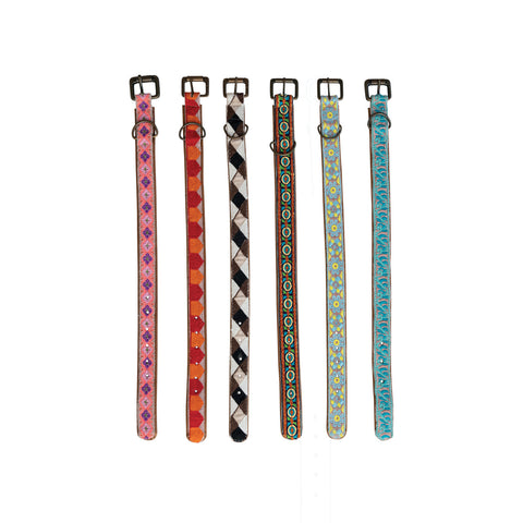 Bits and Bobs Embroidered Dog Collars