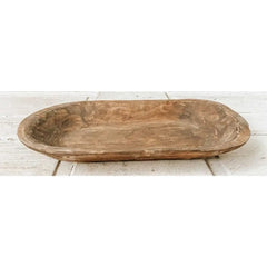 Farmhouse Wood Dough Bowl