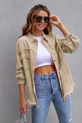 Lolly Distressed Shacket - 5 Colors