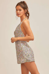 Ansley Sequin Romper