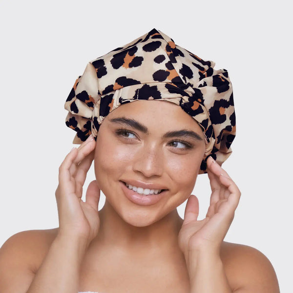 Kitsch Luxury Shower Cap - Leopard