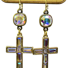 Pink Panache Cross Earrings - Multiple Styles