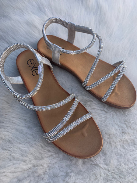 Julianne Silver Sandal