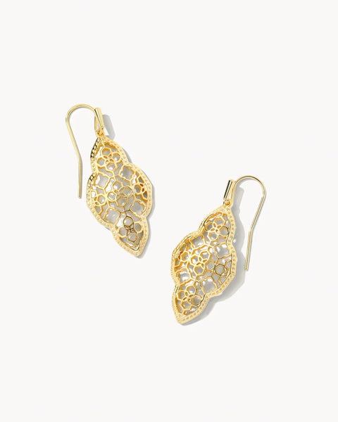 Kendra Scott Abbie Drop Earrings in Gold