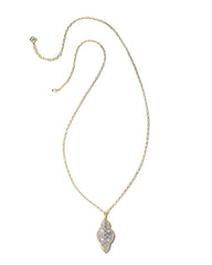 Kendra Scott Abbie Long Pendant Necklace in Mixed Metal