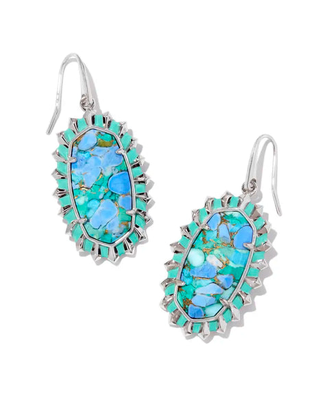 Kendra Scott Dani Burst Frame Drop Earrings-Multiple Options