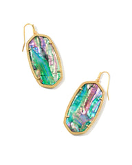 Kendra Scott Danielle Earring Gold Lilac Abalone