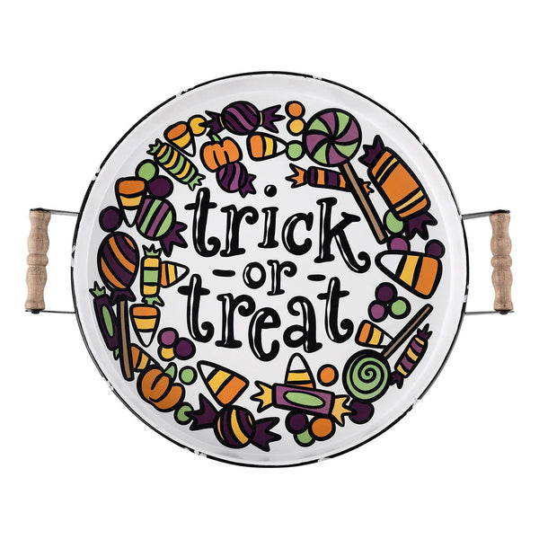 Trick or Treat Round Tray