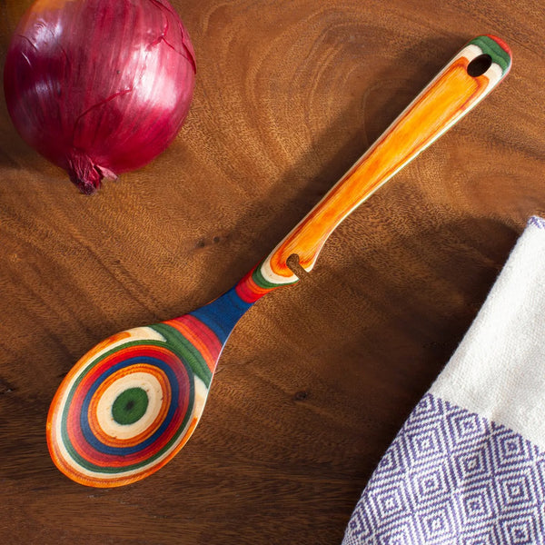 Colorful Wooden Kitchen Utensils