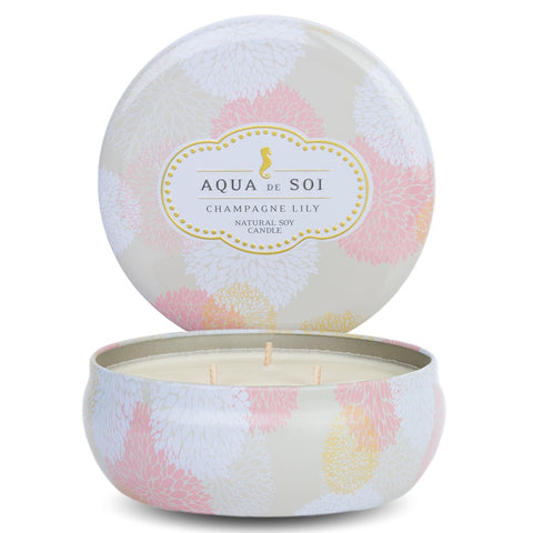 Aqua de Soi 3 Wick Candle-2 Scents