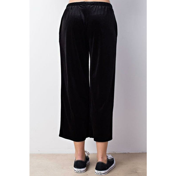 Velvet Crop Pants