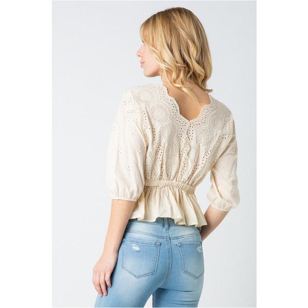 Fleetwood Peplum Top