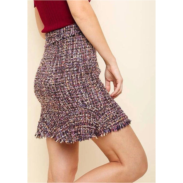 Limitless Tweed Skirt