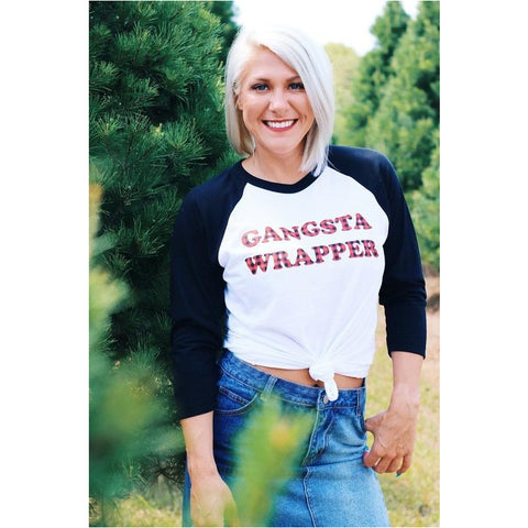 Gangsta Wrapper Raglan Tee