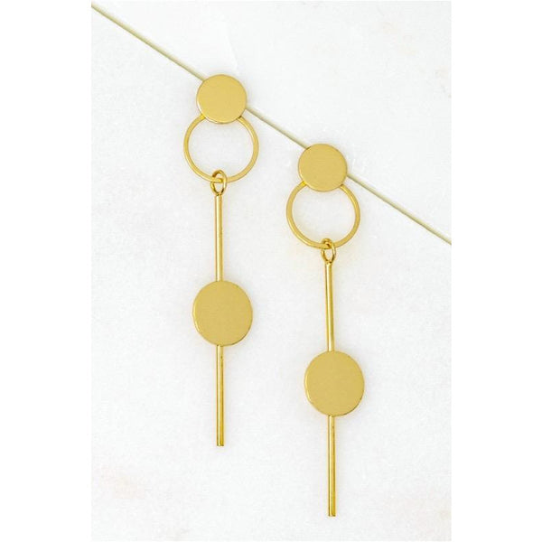 Geo Drop Earrings